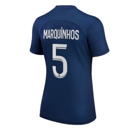Damen Fußballbekleidung Paris Saint-Germain Marquinhos #5 Heimtrikot 2022-23 Kurzarm